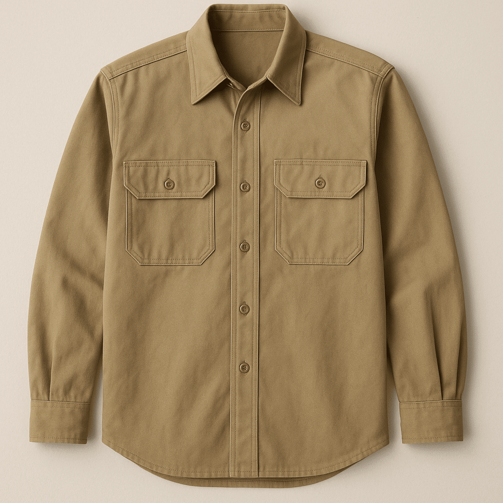Camisa en Dril dos bolsillos