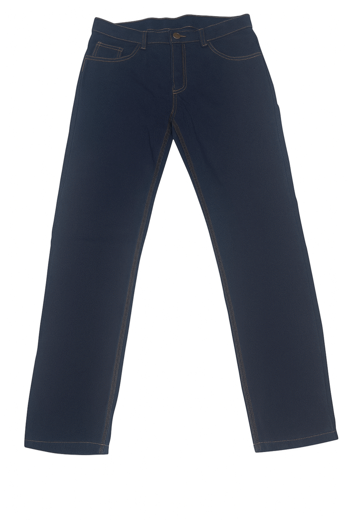 Jeans en denim índigo de 14 onzas, corte clásico